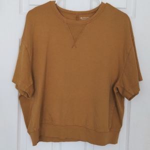Athleta Modern Sundown Sweatshirt Tee - Gold  - Small